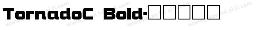TornadoC Bold字体转换